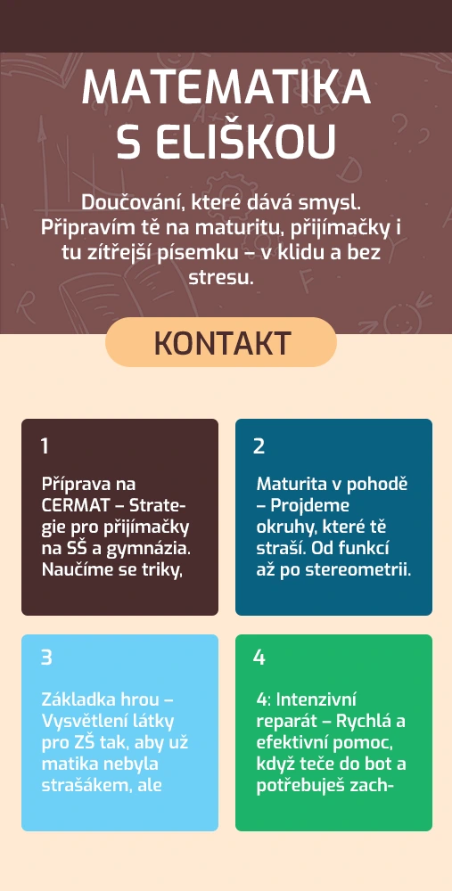 Micro-web pre event a akciu – ukázka VIDĚT.MĚ