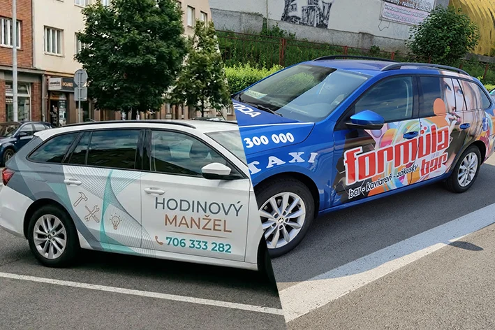 Profesionální polepy aut a firemních vozidel